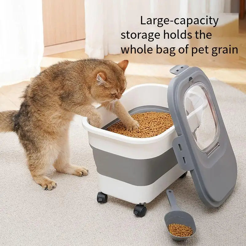 33LB Collapsible Pet Food Storage Container