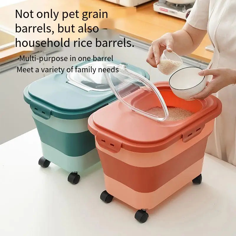 33LB Collapsible Pet Food Storage Container