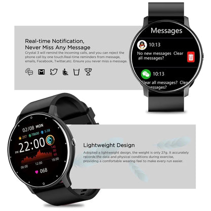 LIGE 2024 Smart Watch Women Men Lady Gift Sport Fitness Watches Heart Rate Monitor Waterproof Smartwatch For Xiaomi Android IOS