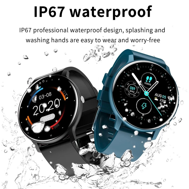 LIGE 2024 Smart Watch Women Men Lady Gift Sport Fitness Watches Heart Rate Monitor Waterproof Smartwatch For Xiaomi Android IOS