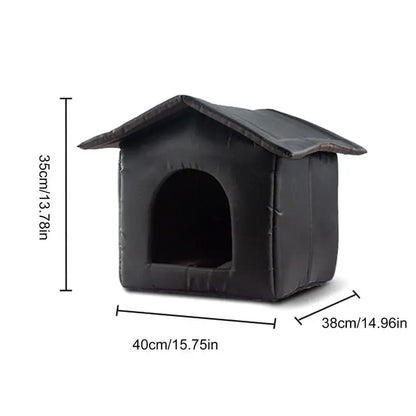 Waterproof Oxford Cloth Pet Shelter, Warm Dog House, Outdoor Dirt Resistant, Soft Pet Accessories, Puppy House