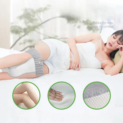 Orthopedic Slow Rebound Memory Cotton Clamp Leg Pillow Maternity Foot Pillow Strap Adjustable Side Sleeping Knee Leg Pillow