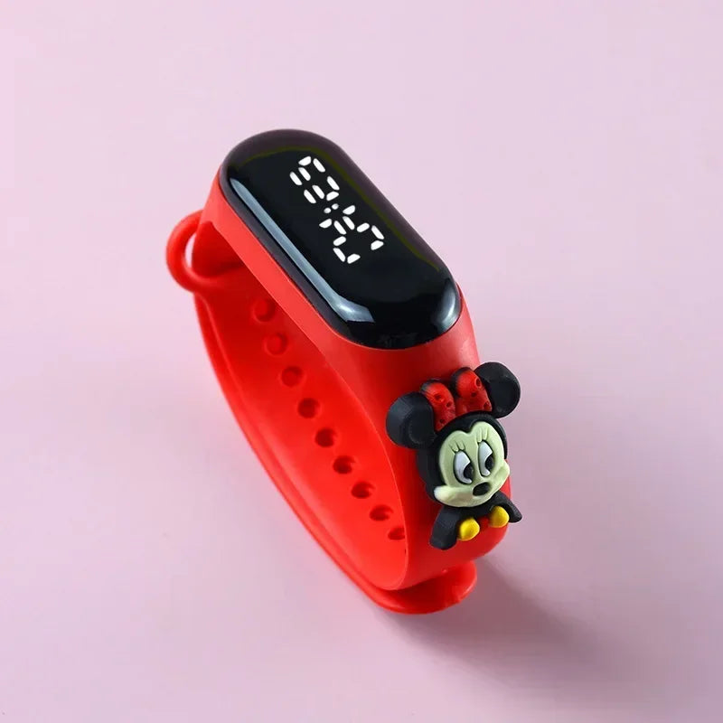 Disney Stitch LED Waterproof Kids Digital Watch Spiderman Hulk Children Watch Sports Touch Electronic Watch  Kids Gifts