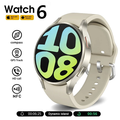 For Samsung Galaxy Watch GT1 2024 New GPS Track Smart Watch Men Amoled Always Display Body Temperature Clock BT Talk Smart Watch