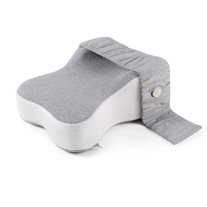 Orthopedic Slow Rebound Memory Cotton Clamp Leg Pillow Maternity Foot Pillow Strap Adjustable Side Sleeping Knee Leg Pillow