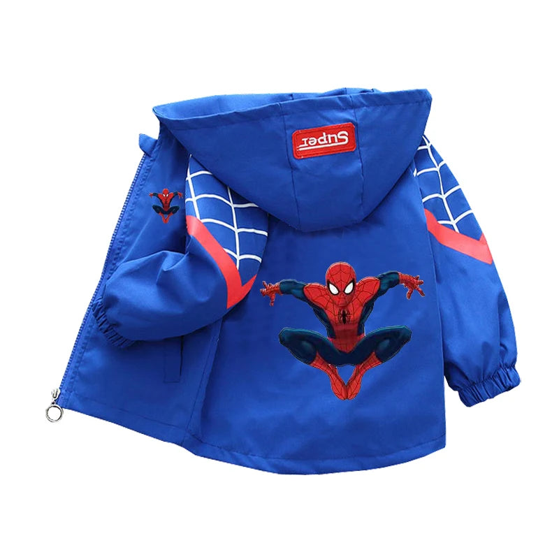 New Spring Autumn Cartoon Thin style Children costume boys Stitch Coats Jacket girls Hooded Coat Kids Outwear boy Clothing