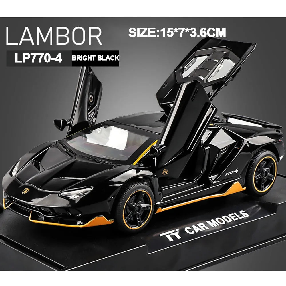 Scale Diecast Lambor LP770 Model Car 