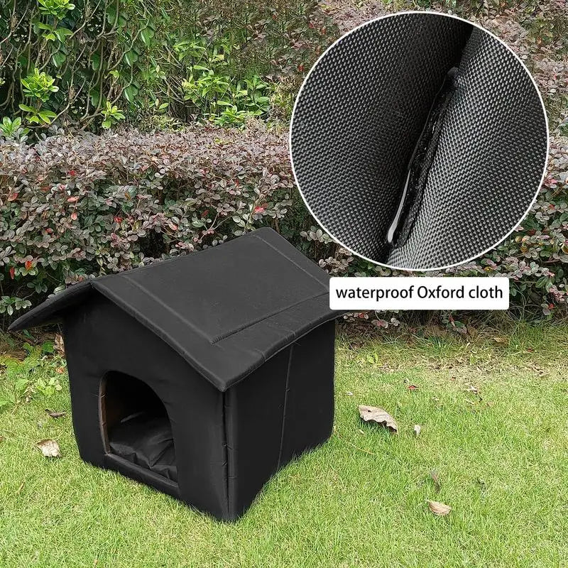 Waterproof Oxford Cloth Pet Shelter, Warm Dog House, Outdoor Dirt Resistant, Soft Pet Accessories, Puppy House